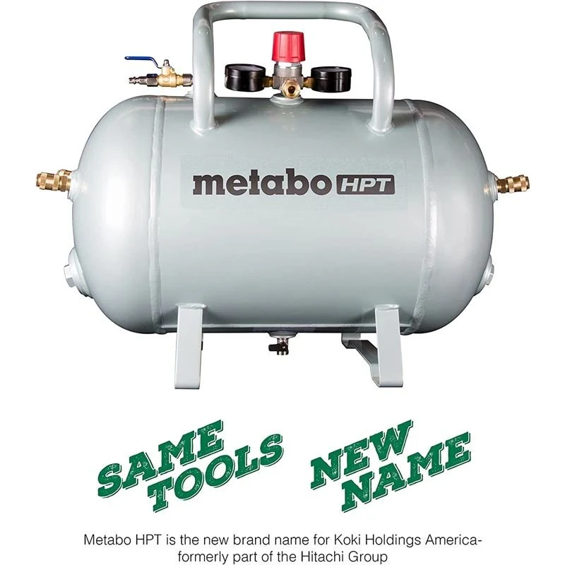 metabo HPT UA3810ABCM 10 Gallon ASME Certified Reserve Air Tank - Image 3