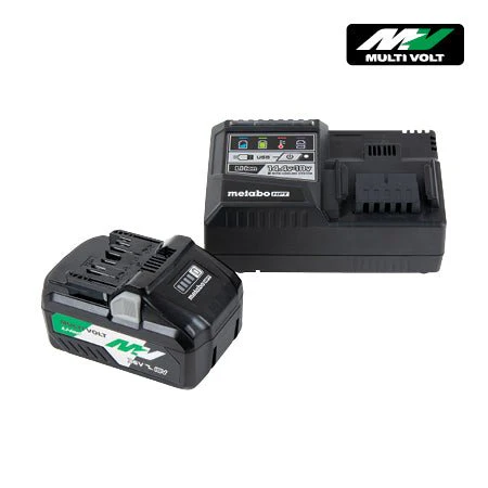 metabo HPT UC18YSL3B1M 36V/18V MultiVolt™ Lithium Ion Slide Battery and Charger Starter Kit - Image 2