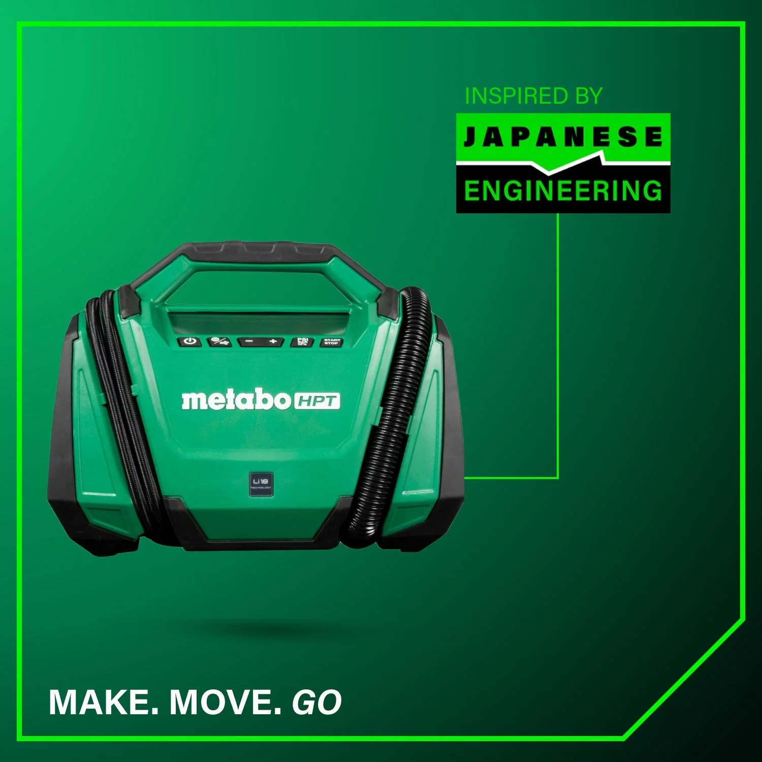 metabo HPT UP18DAQ4M 18V MultiVolt™ Cordless Dual Function Inflator (Tool Body Only) - Image 13