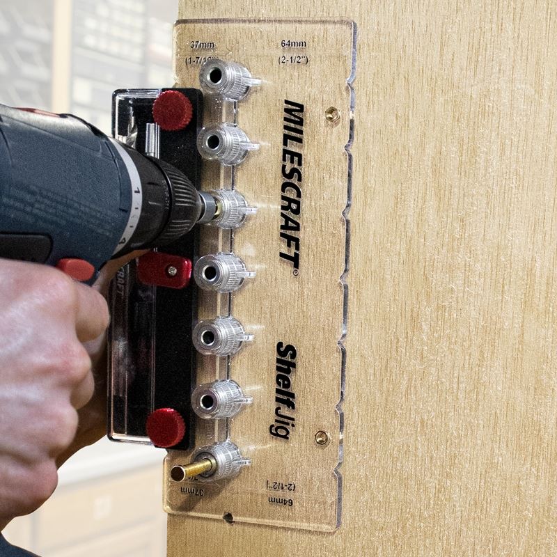 MILESCRAFT 1343 SHELFJIG SHELF-PIN HOLE JIG - Image 3