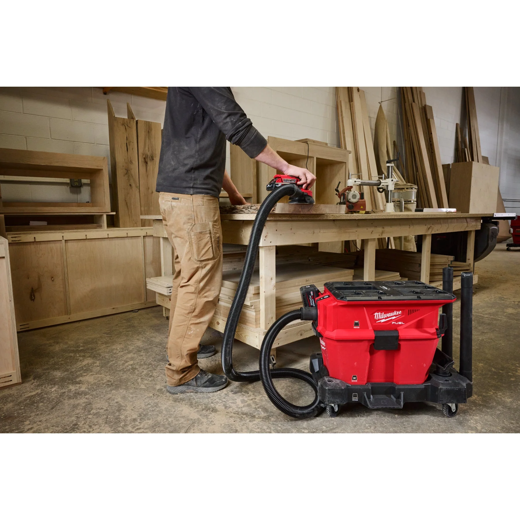 Milwaukee 0914-20 M18 FUEL™ NEXUS™ 6 Gallon Wet/Dry Vacuum w/ PACKOUT™ Compatibility & VACLINK™ - Image 6