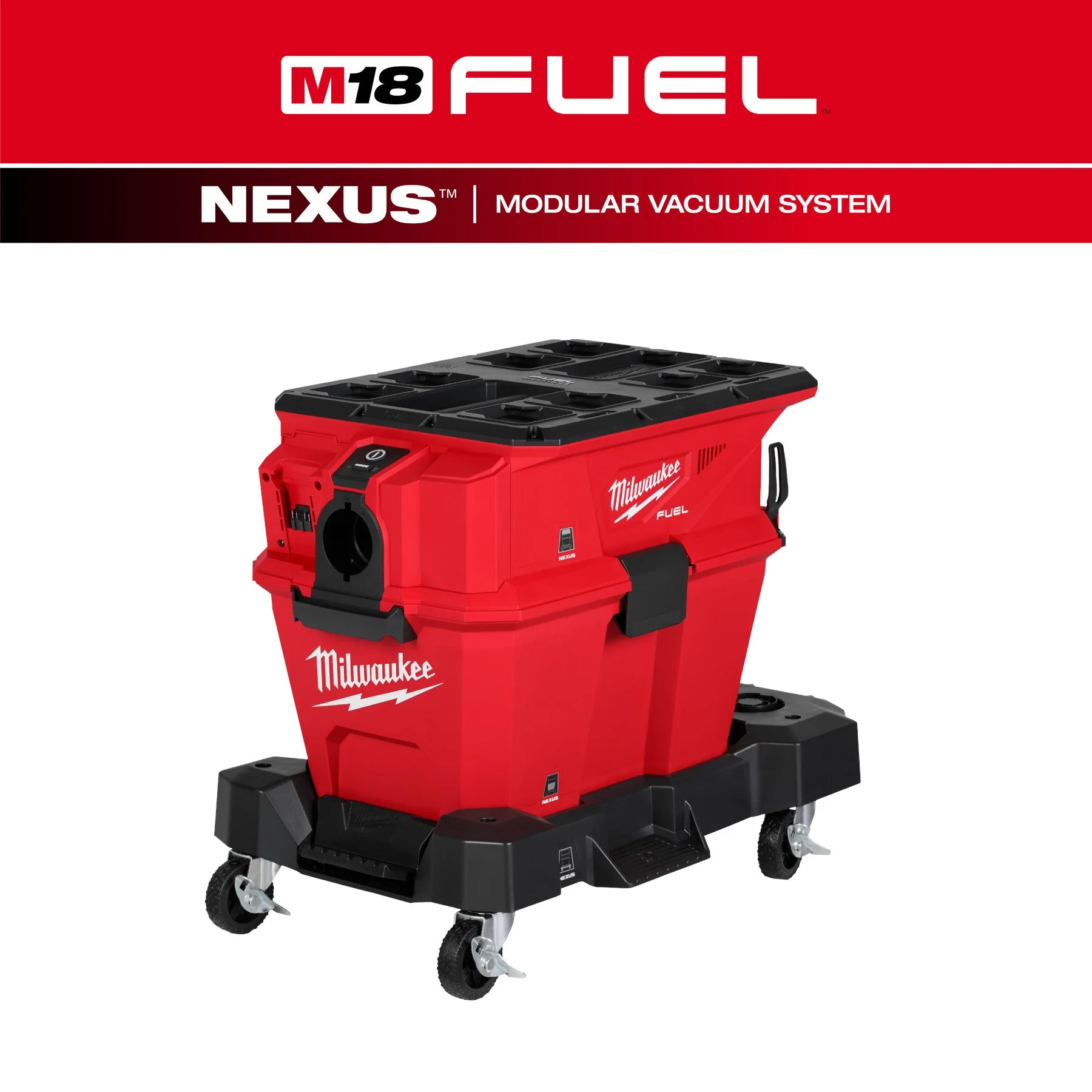 Milwaukee 0915-20 M18 FUEL™ NEXUS™ 6 Gallon Wet/Dry Vacuum w/ PACKOUT™ Compatibility - Image 4
