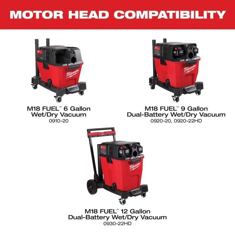 Milwaukee 0931-20 6.5 Peak HP Wet/Dry Vacuum Motor Head - Image 7
