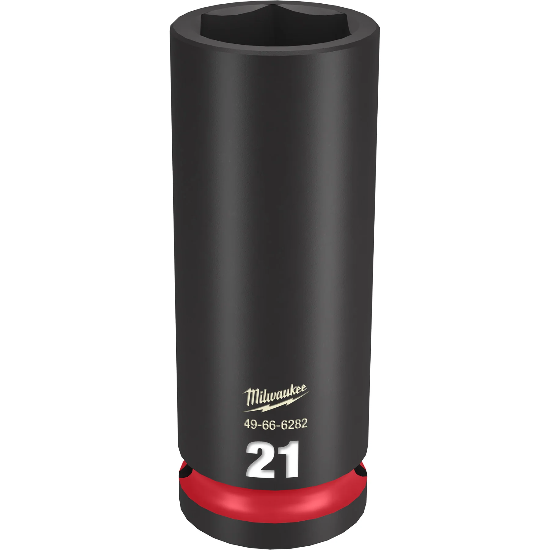 Milwaukee 1/2" Drive 21MM Deep 6 Point Socket SHOCKWAVE Impact Duty™ 49-66-6282