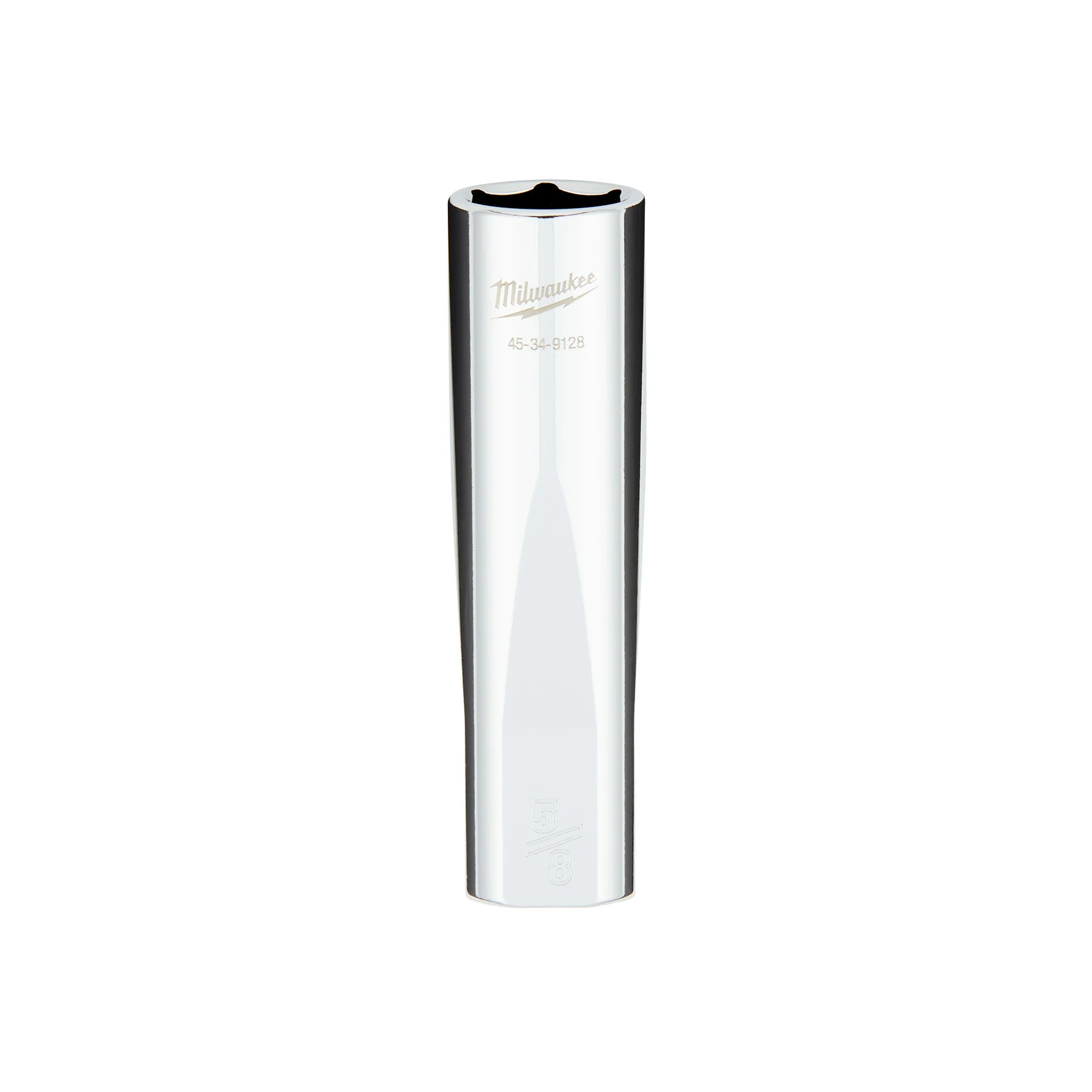 Milwaukee 1/2" Drive 5/8" SAE 6-Point Deep Socket with FOUR FLAT™ Sides 45-34-9128
