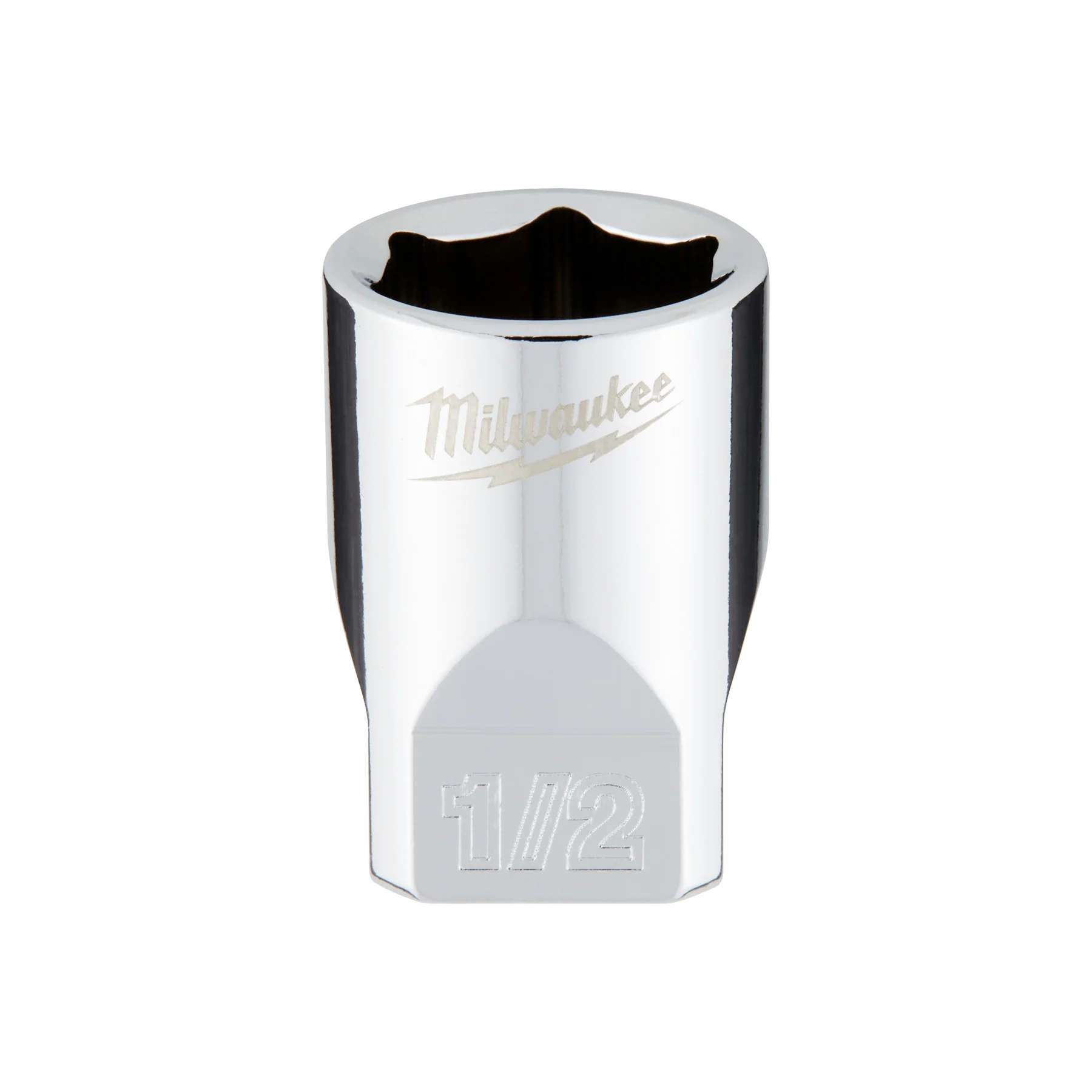 Milwaukee 1/4" Drive 1/2" SAE Deep Socket with FOUR FLAT™ Sides 45-34-9009