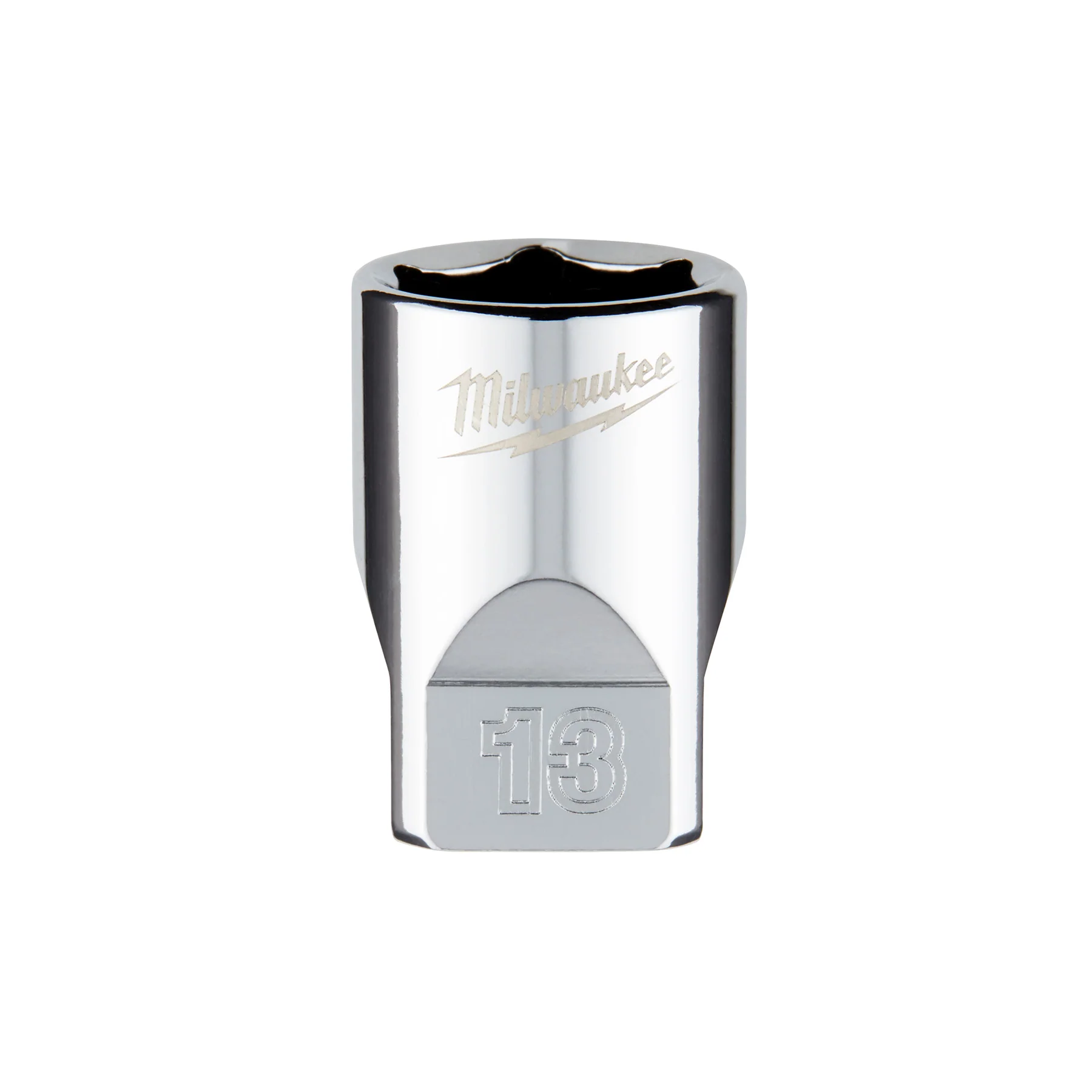 Milwaukee 1/4" Drive 13mm Metric Socket with FOUR FLAT™ Sides 45-34-9039