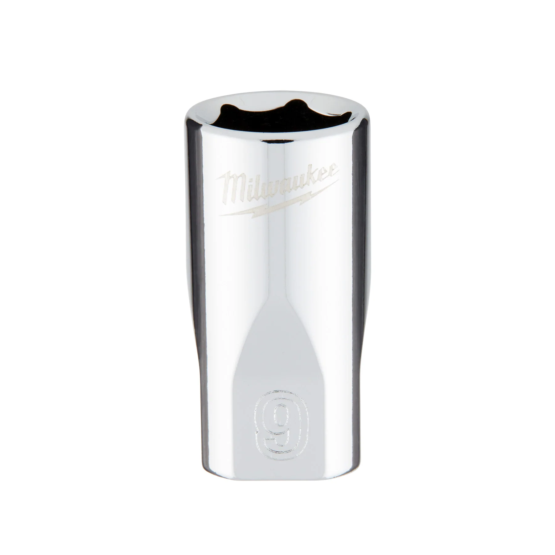 Milwaukee 1/4" Drive 9mm Metric Socket with FOUR FLAT™ Sides 45-34-9035