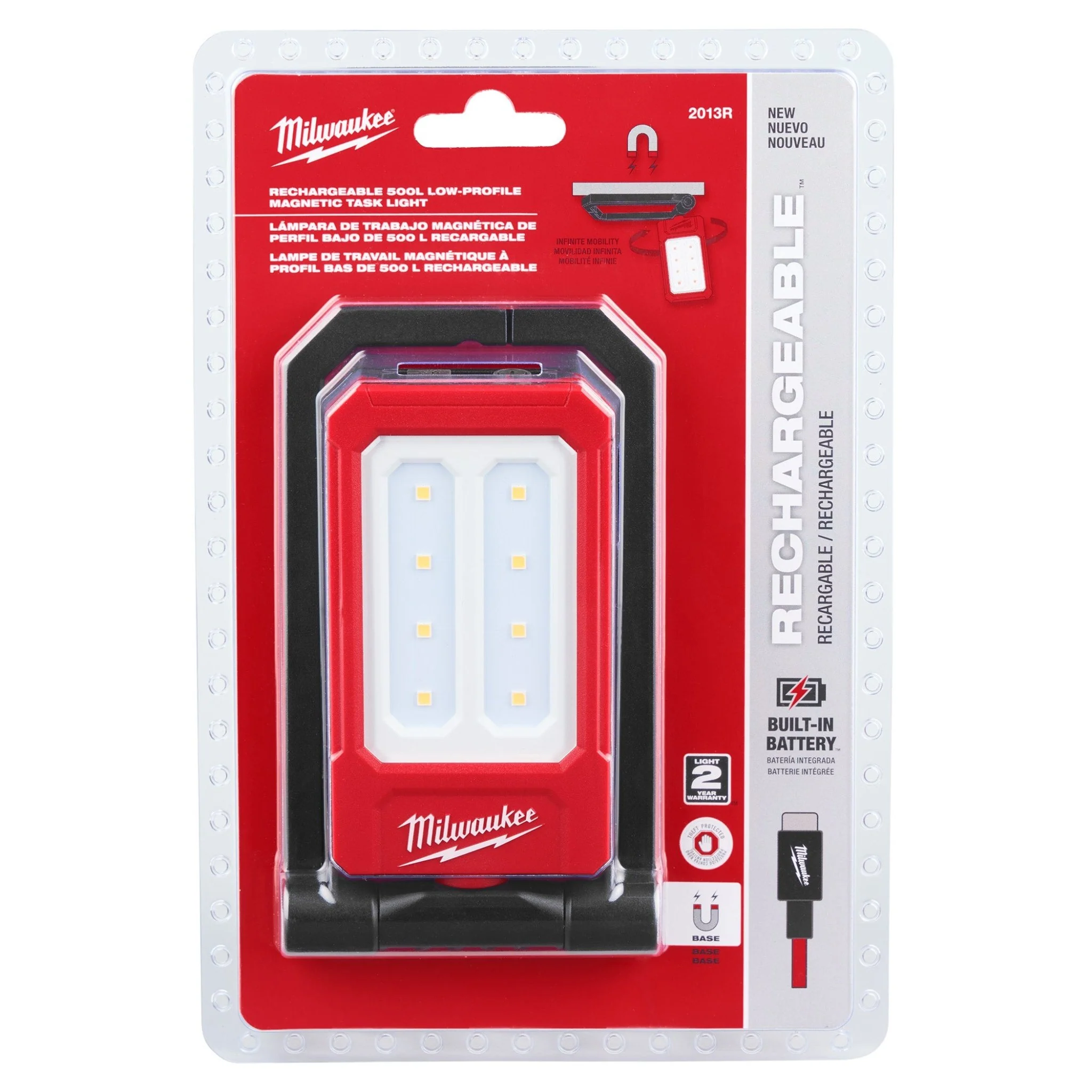 Milwaukee 2013R Milwaukee® Rechargeable Low-Profile Magnetic Task Light - Image 22