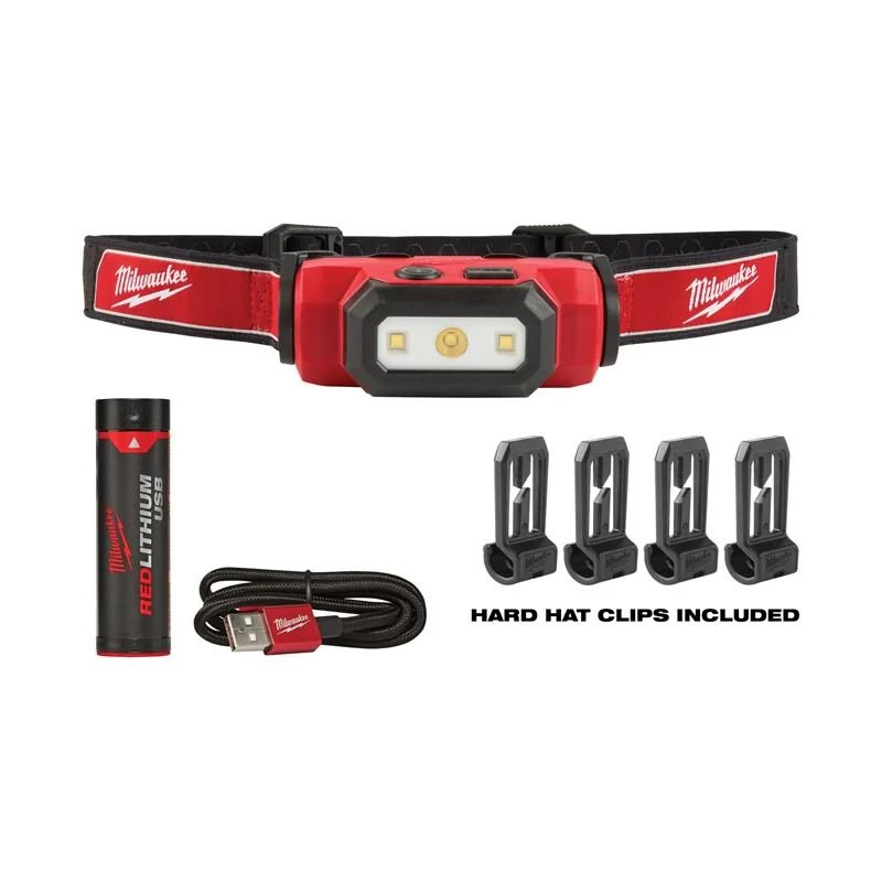 Milwaukee 2111-21 USB Rechargeable Hard Hat Headlamp - Image 4
