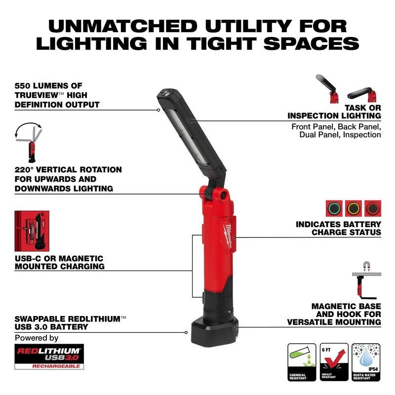 Milwaukee 2128-22 RLUSB STICK LIGHT KIT - Image 3
