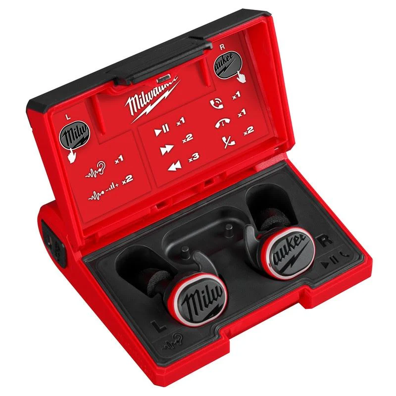 Milwaukee 2191-21 REDLITHIUM USB Bluetooth Jobsite Ear Buds - Image 8