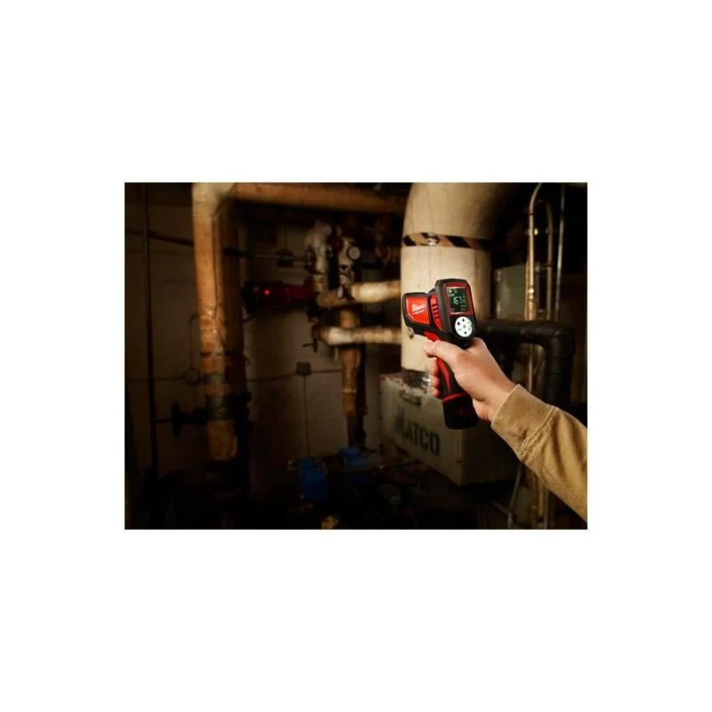 Milwaukee | 2277-20 Laser TEMP-GUN M12 Cordless Lithium-Ion Thermometer for HVAC/R - Image 4