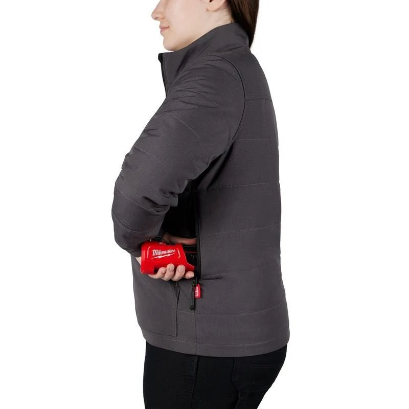 Milwaukee 234G-21 M12 Womens Heated AXIS Jacket - Gray - Image 5
