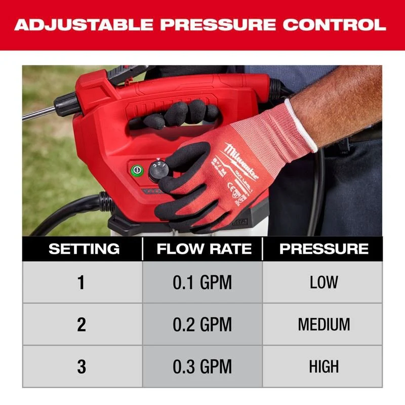 MILWAUKEE 2528-21G1 M12 1 Gallon Handheld Sprayer Kit - Image 11