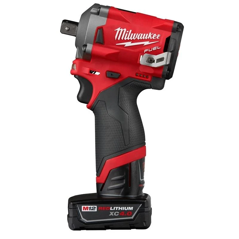 Milwaukee 2555P-22 M12 FUEL 1/2 Stubby Impact Wrench w/ Pin Detent Kit - Image 4