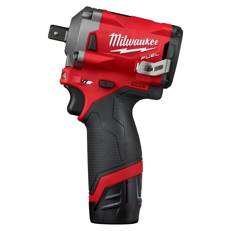Milwaukee 2555P-22 M12 FUEL 1/2 Stubby Impact Wrench w/ Pin Detent Kit - Image 6