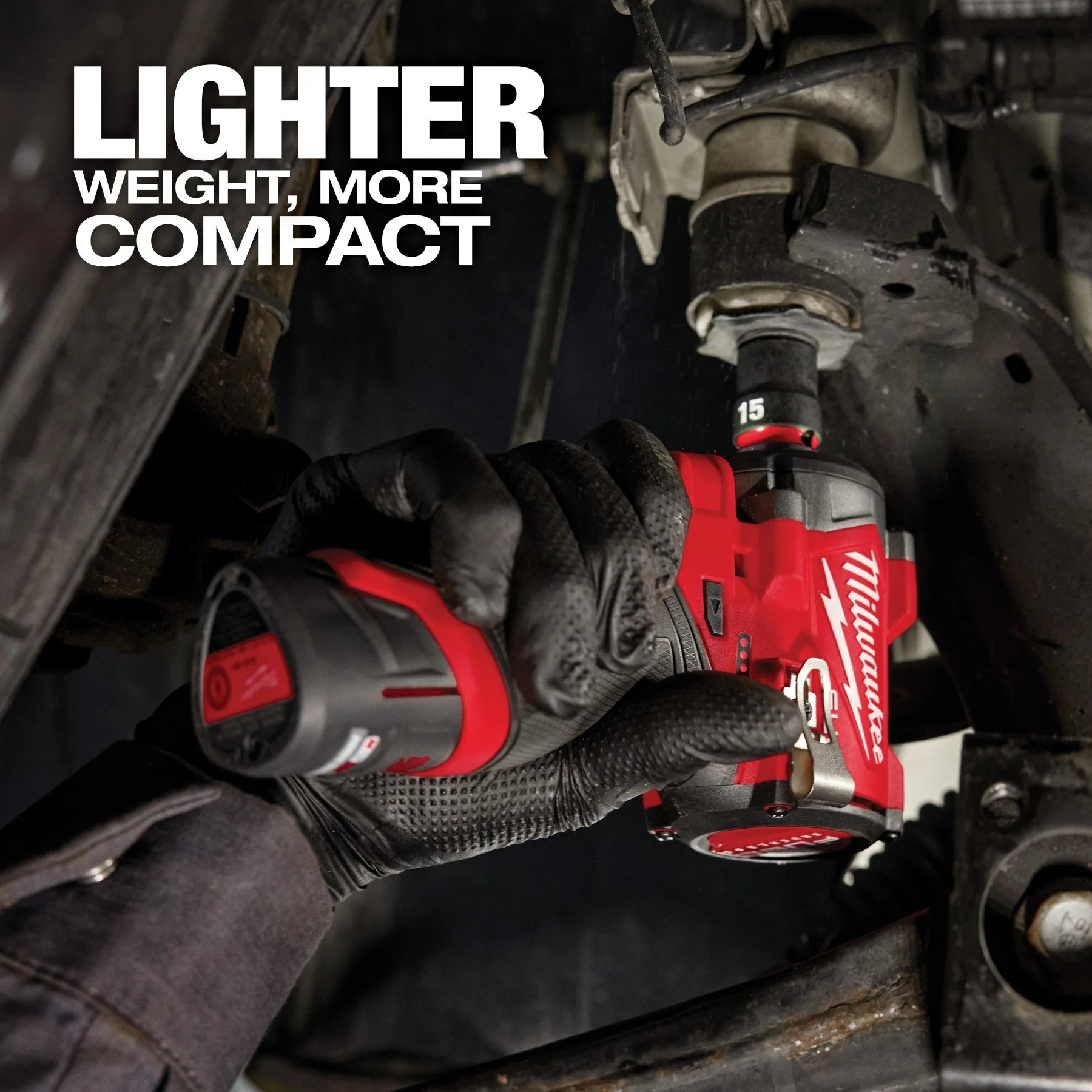 Milwaukee 2563-20 M12 FUEL™ Stubby 1/2" Impact Wrench - Image 13