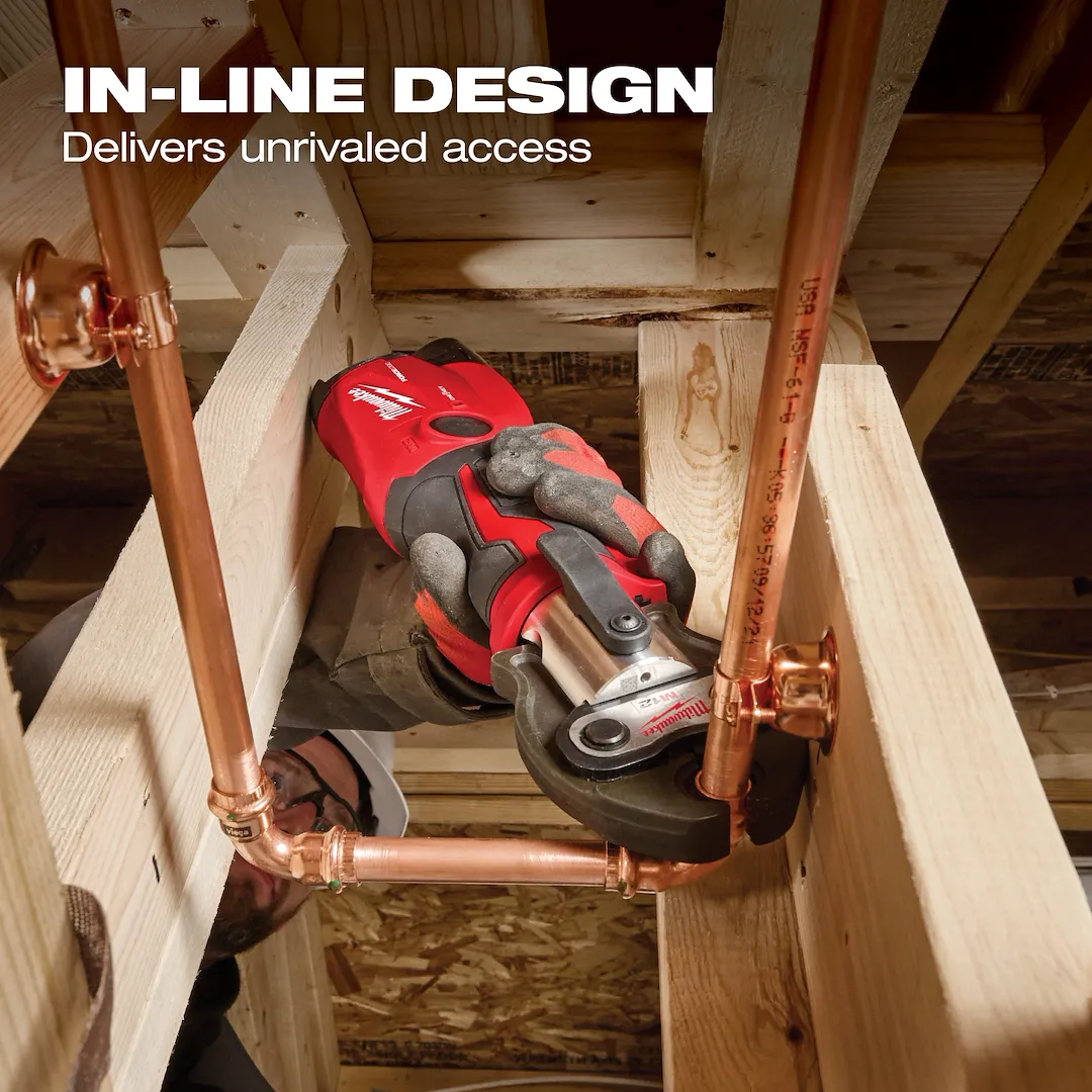 Milwaukee 2573-22 M12™ FORCE LOGIC™ Press Tool Kit with ONE-KEY™ and 1/2 in. - 1 in. CTS-V Jaws - Image 7
