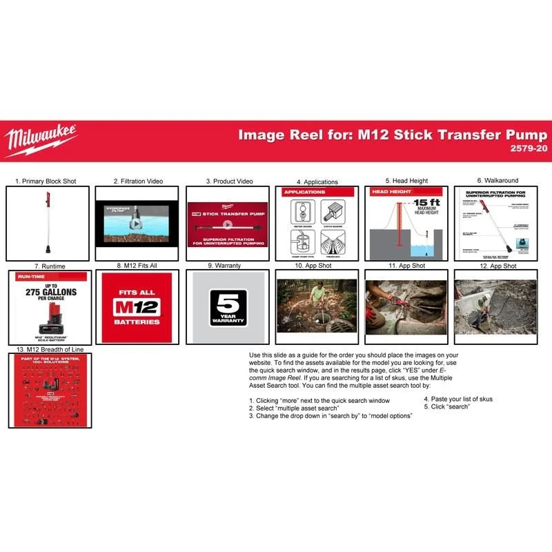 Milwaukee 2579-20 M12 Stick Transfer Pump - Image 3