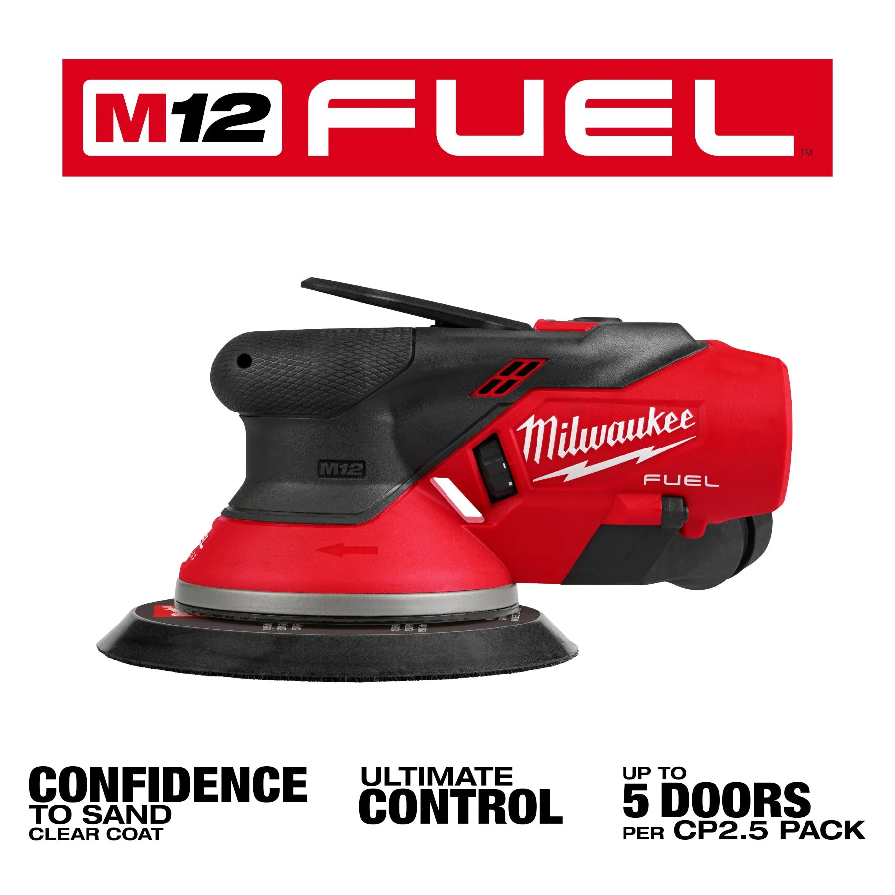 Milwaukee 2584-20 M12™ FUEL™ 6" Random Orbital Sander (3/32") - Image 9