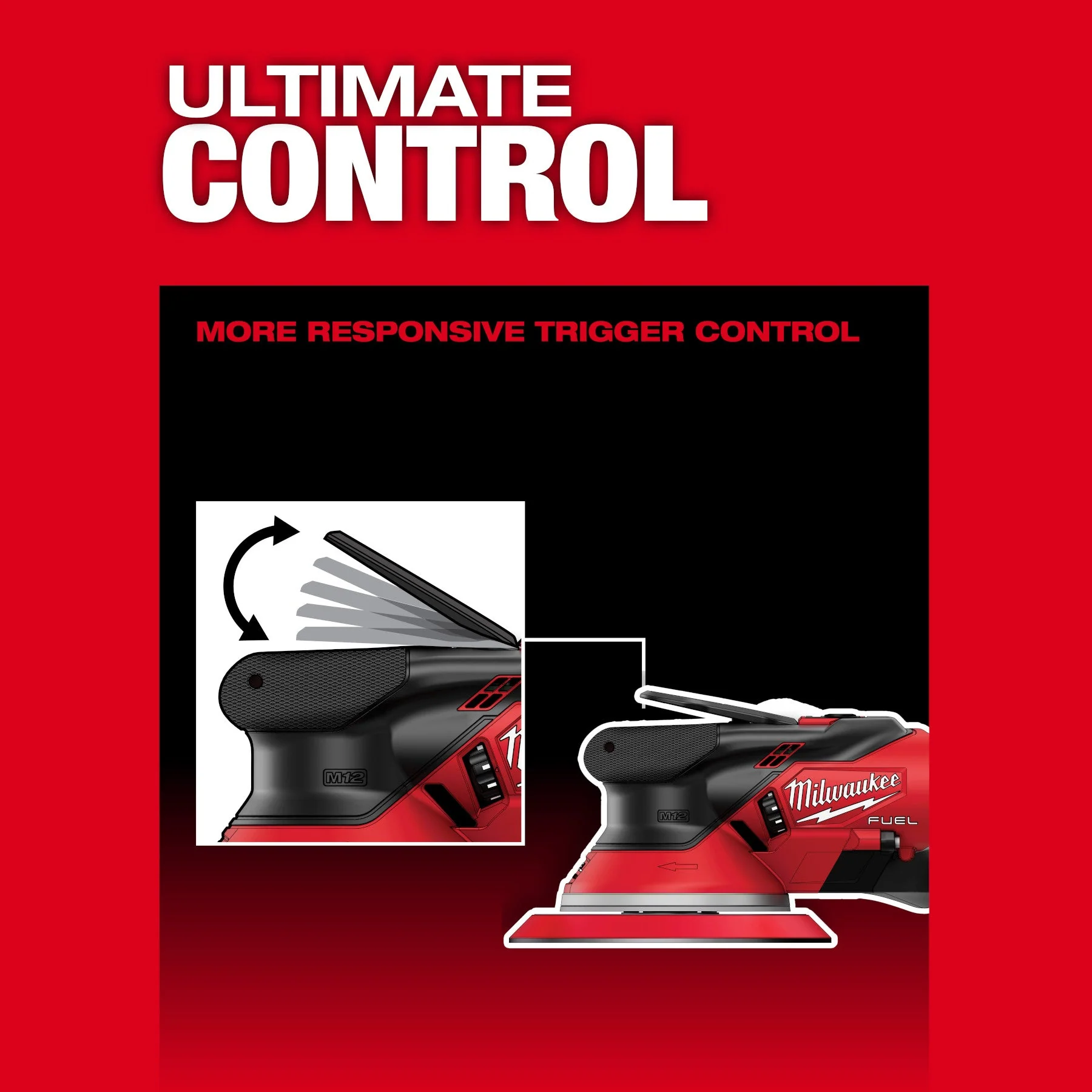 Milwaukee 2585-20 M12™ FUEL™ 6" Random Orbital Sander (3/16") - Image 11