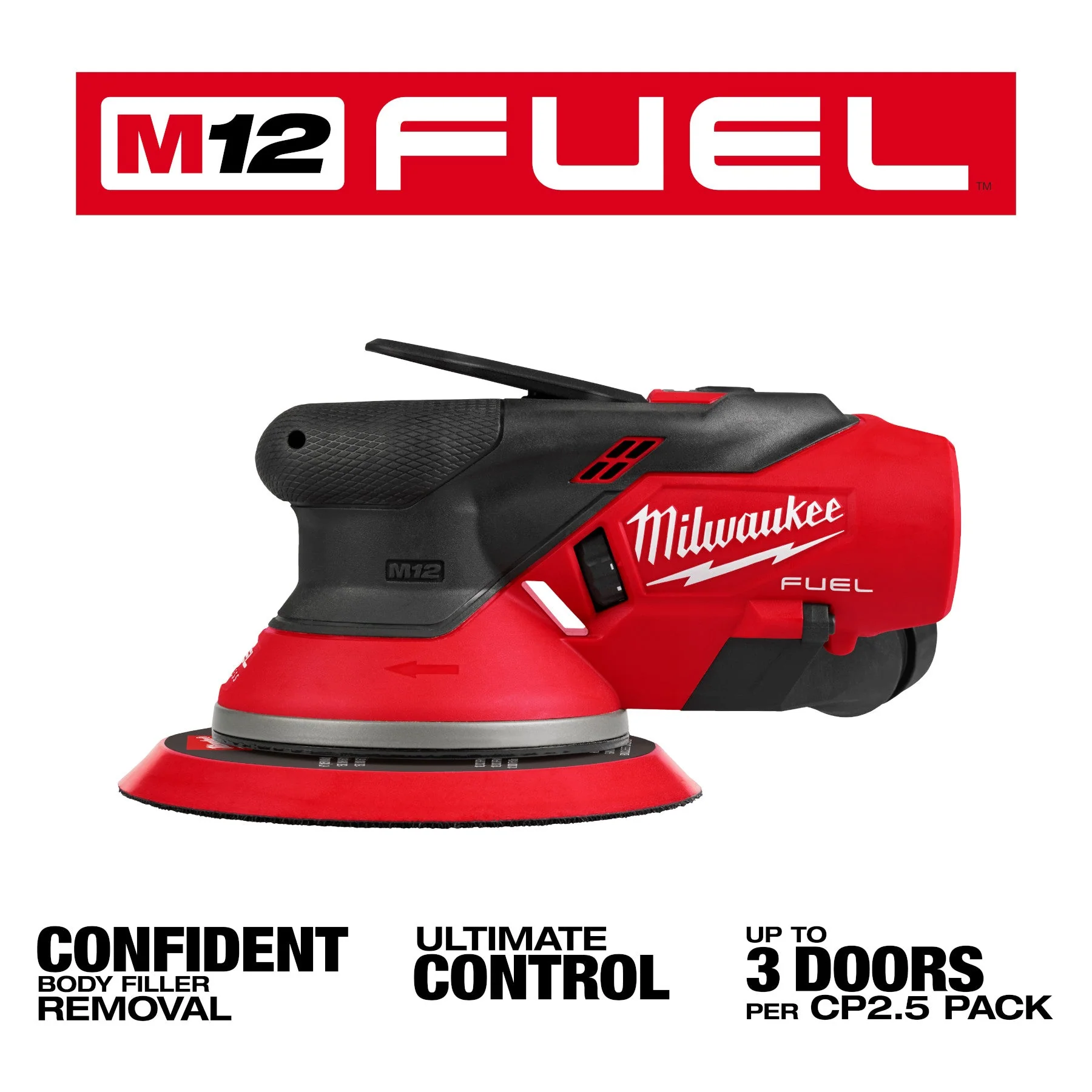 Milwaukee 2585-20 M12™ FUEL™ 6" Random Orbital Sander (3/16") - Image 7