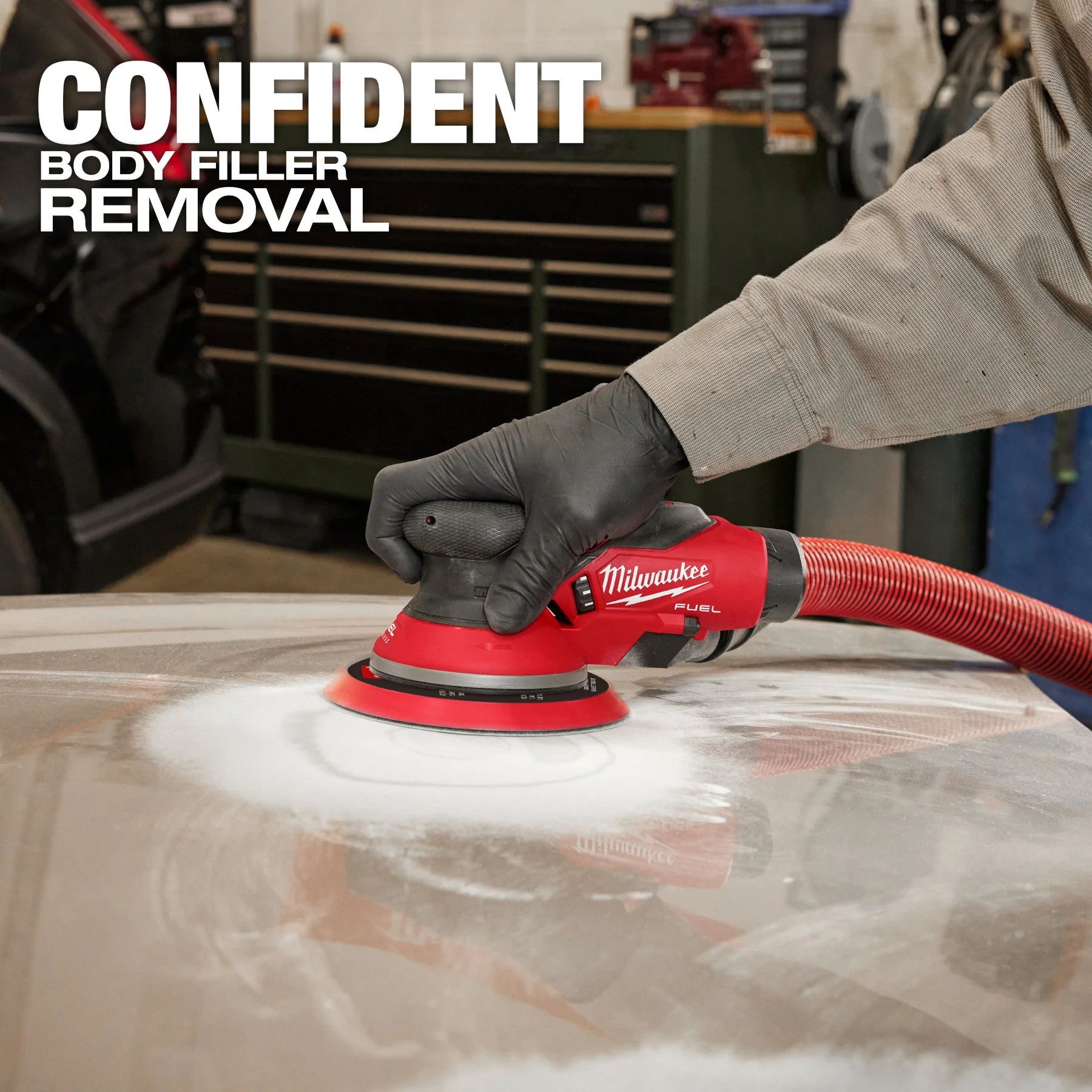 Milwaukee 2585-22 M12™ FUEL™ 6" Random Orbital Sander Kit (3/16") - Image 13