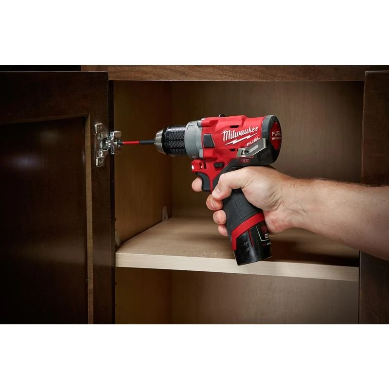 Milwaukee 2598-22 M12 FUEL 2-Tool Combo Kit: 1/2" Hammer Drill and 1/4" Hex Impact Driver - Image 7
