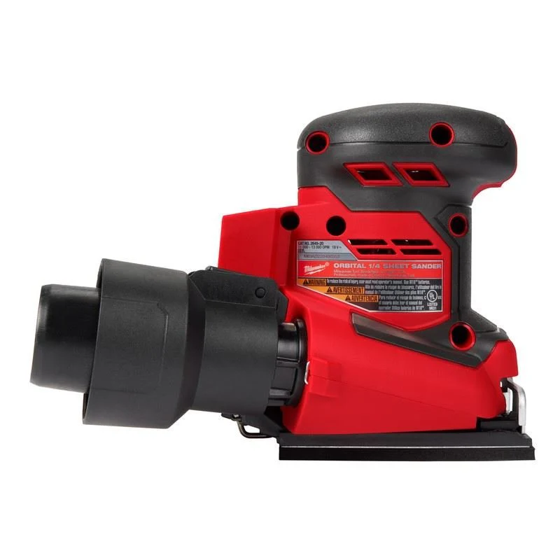 Milwaukee 2649-20 M18 Orbital 1/4 Sheet Sander - Image 4