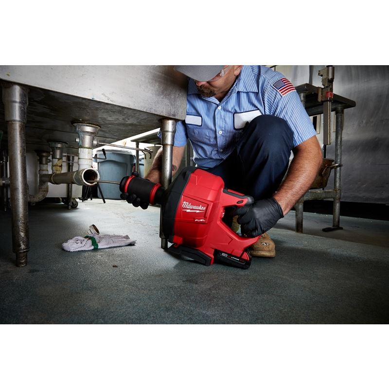 Milwaukee 2772B-21XC M18 FUELâ„¢ Drain Snake w/ CABLE DRIVEâ„¢ Kit - Image 10