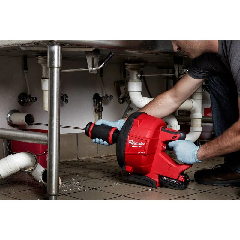 Milwaukee 2772B-21XC M18 FUELâ„¢ Drain Snake w/ CABLE DRIVEâ„¢ Kit - Image 12