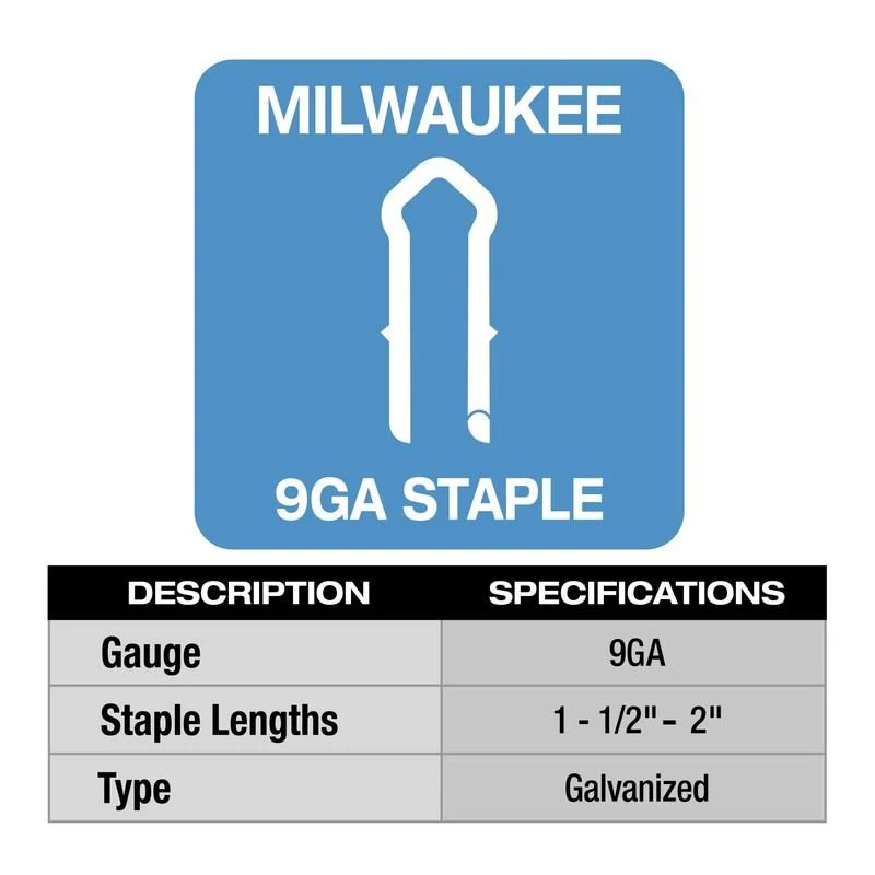 Milwaukee 2843-20 M18 FUEL UTILITY FENCING STAPLER - Image 30
