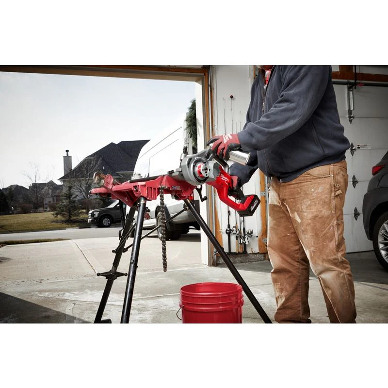 Milwaukee 2870-22 M18 FUEL Compact Pipe Threader w/ ONE-KEY w/ 1/2in - 1-1/4in Compact NPT Forged Aluminum Die Heads - Image 18