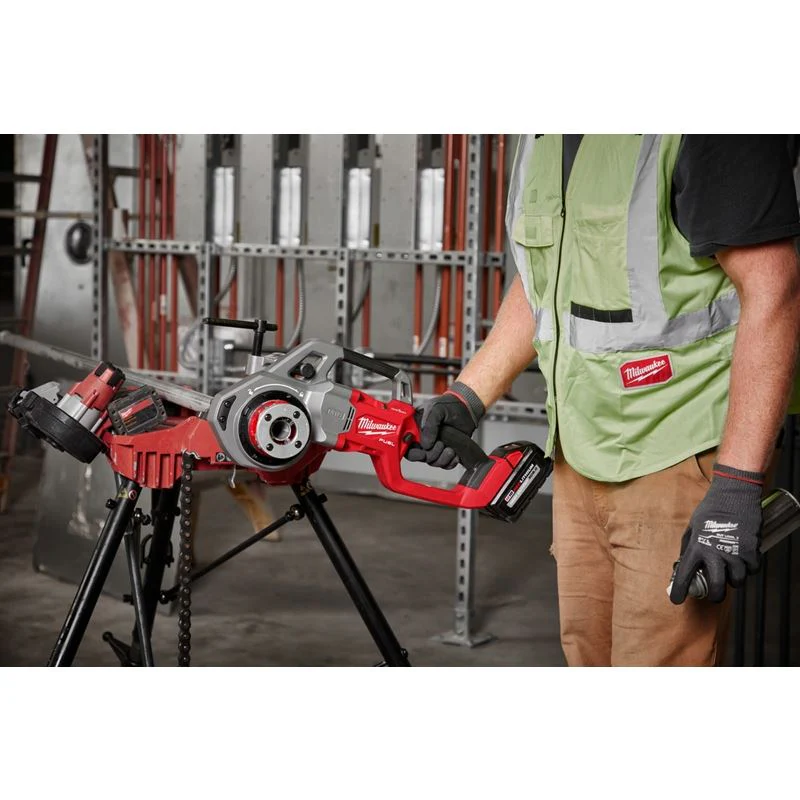 Milwaukee 2870-22 M18 FUEL Compact Pipe Threader w/ ONE-KEY w/ 1/2in - 1-1/4in Compact NPT Forged Aluminum Die Heads - Image 19