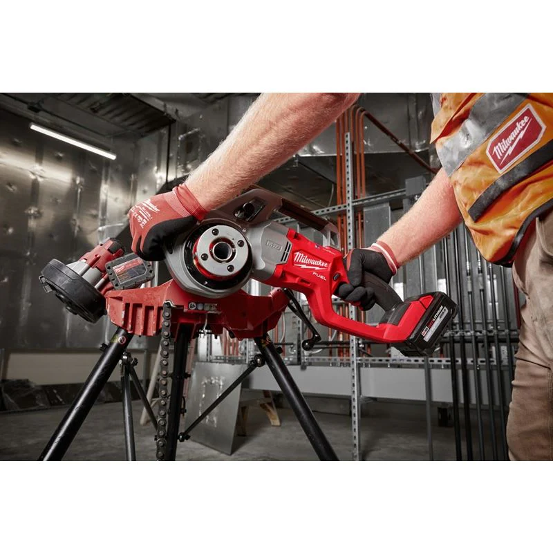 Milwaukee 2870-22 M18 FUEL Compact Pipe Threader w/ ONE-KEY w/ 1/2in - 1-1/4in Compact NPT Forged Aluminum Die Heads - Image 22