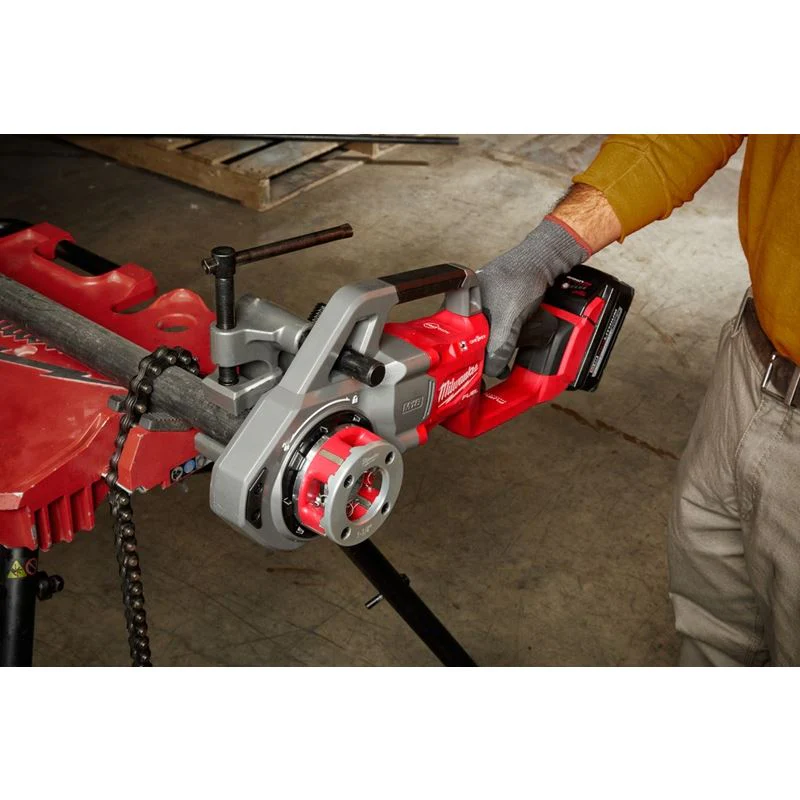 Milwaukee 2870-22 M18 FUEL Compact Pipe Threader w/ ONE-KEY w/ 1/2in - 1-1/4in Compact NPT Forged Aluminum Die Heads - Image 25