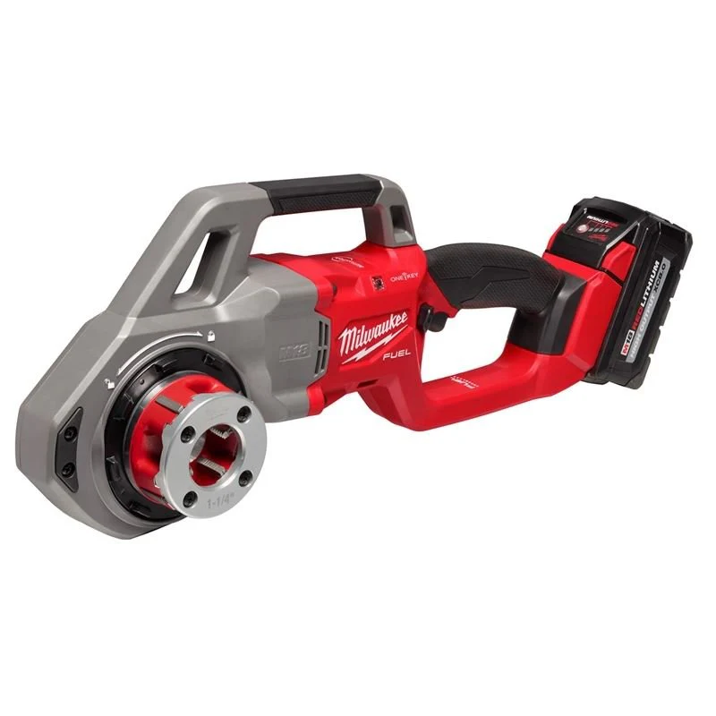 Milwaukee 2870-22 M18 FUEL Compact Pipe Threader w/ ONE-KEY w/ 1/2in - 1-1/4in Compact NPT Forged Aluminum Die Heads - Image 6