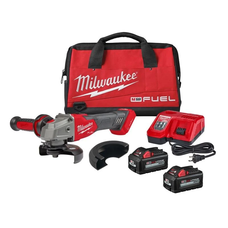 Milwaukee 2883 M18 FUEL 4-1/2in/ 5in Braking Grinder w/ ONE-KEY Slide Switch, Lock-On - Image 2