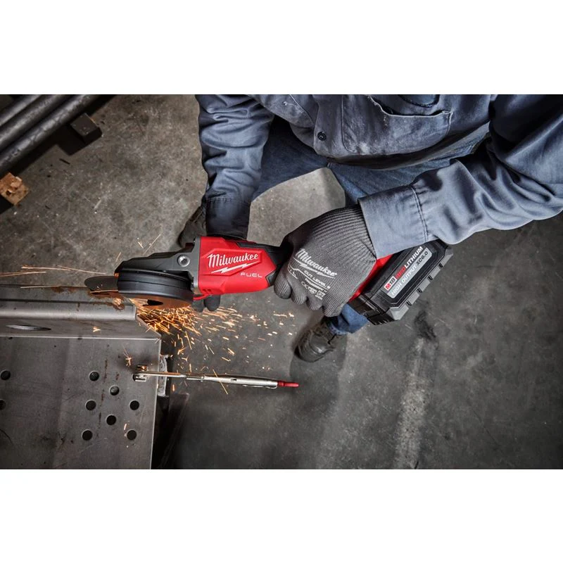 Milwaukee 2887-20 M18 FUEL 5in Flathead Braking Grinder, Slide Switch Lock-On - Image 24
