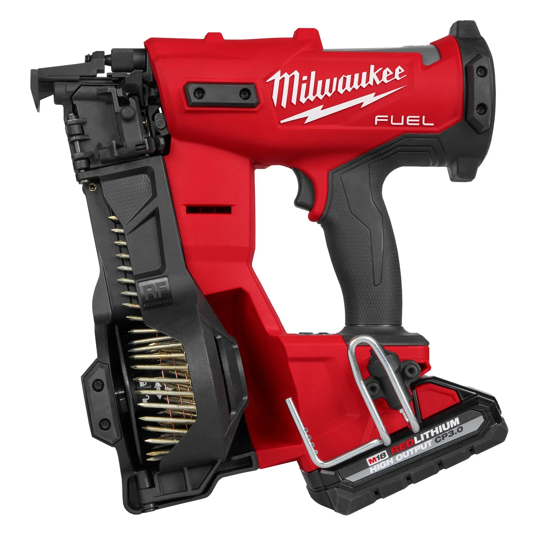 Milwaukee 2909-21 M18 FUEL™ Coil Roofing Nailer Kit - Image 28
