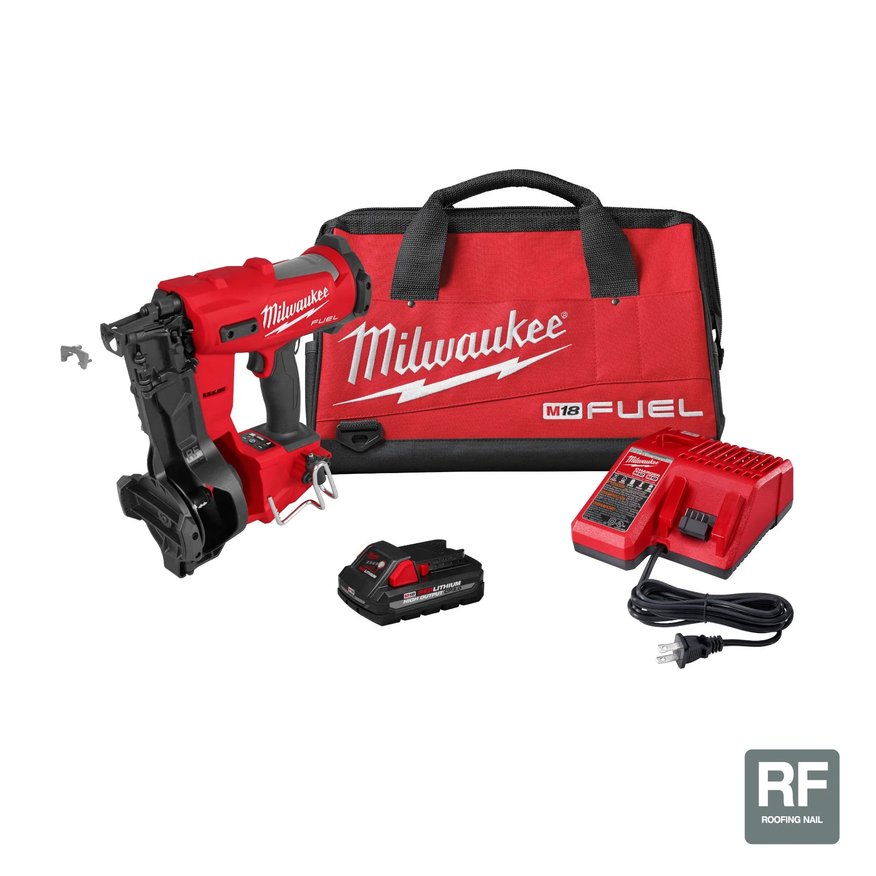 Milwaukee 2909-21 M18 FUEL™ Coil Roofing Nailer Kit - Image 29