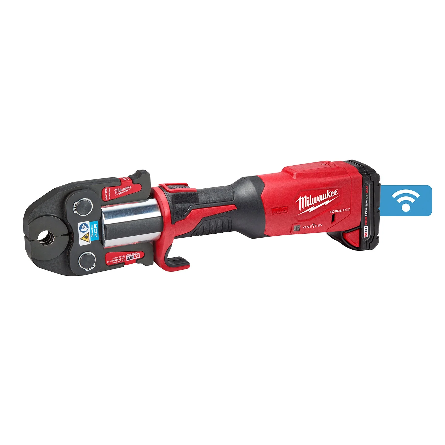 Milwaukee 2922-22M M18™ FORCE LOGIC™ Press Tool Kit w/ ONE-KEY™ with 1/4"-7/8" Streamline™ ACR Jaws - Image 7