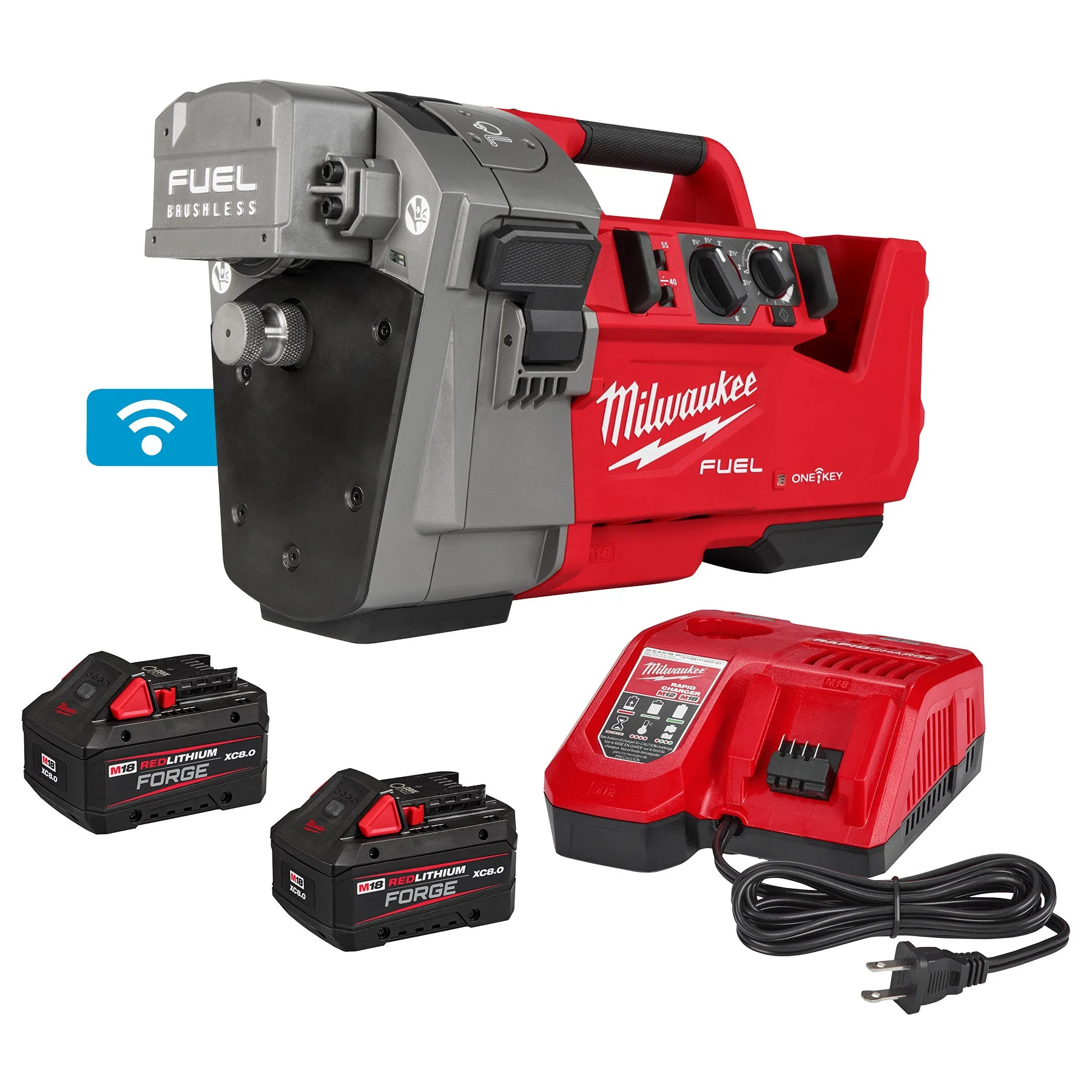 Milwaukee 2927-22 M18 FUEL™ RINGER™ Roll Groover for 1-1/4” - 4” Sch 10/40, 6” Sch 10 - Image 2