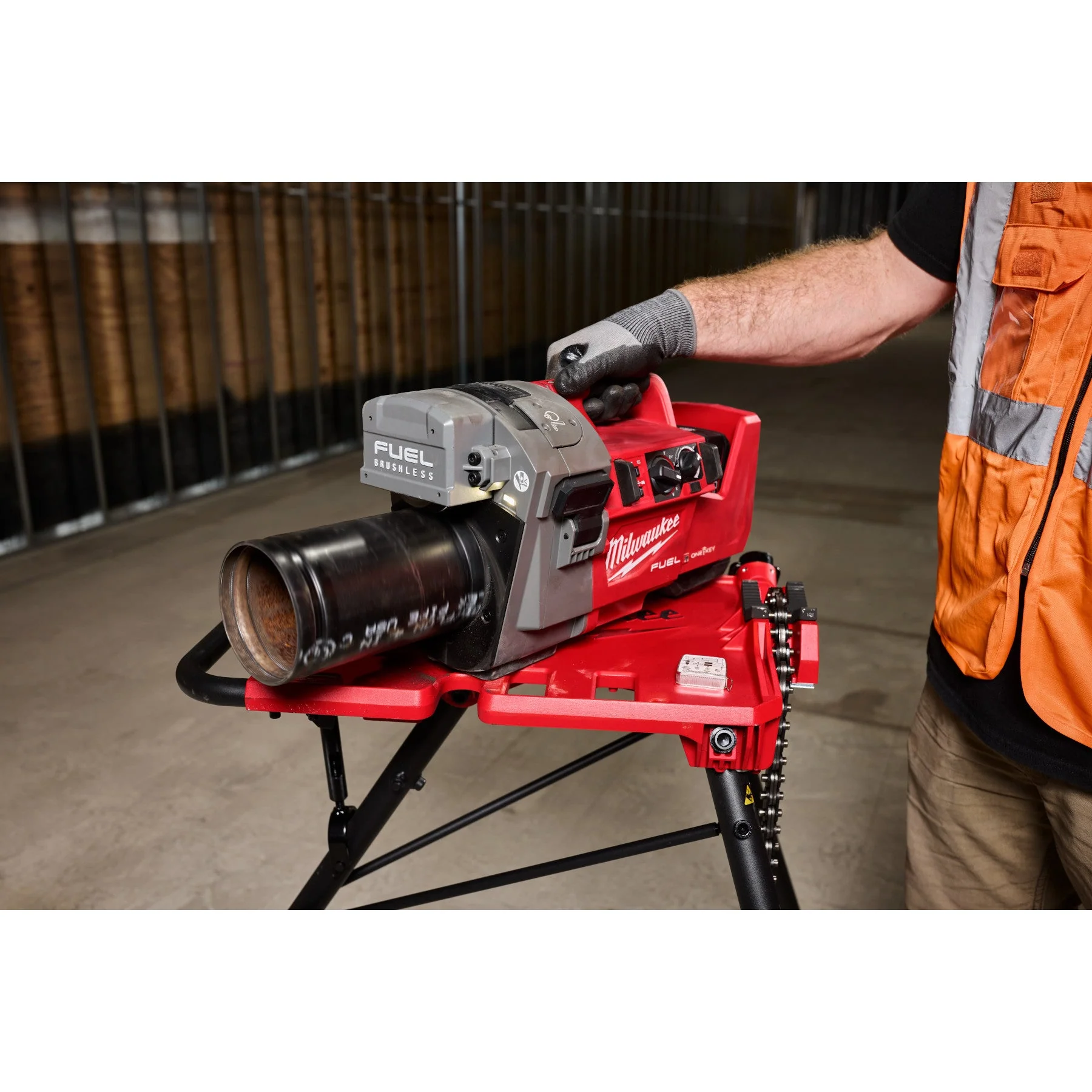 Milwaukee 2928-22 M18 FUEL™ RINGER™ Roll Groover for 2” – 6” Sch 10/40 - Image 10
