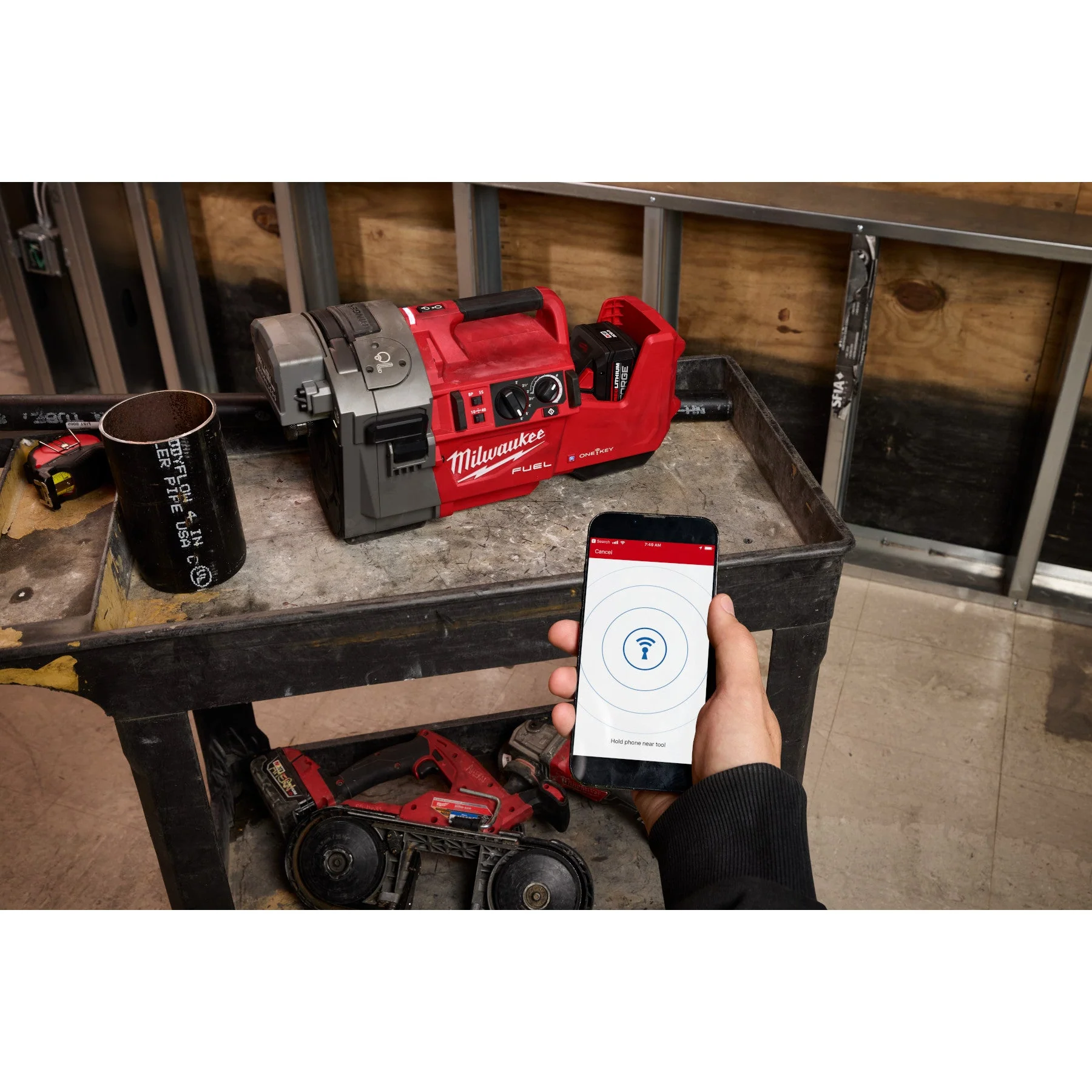 Milwaukee 2928-22 M18 FUEL™ RINGER™ Roll Groover for 2” – 6” Sch 10/40 - Image 9