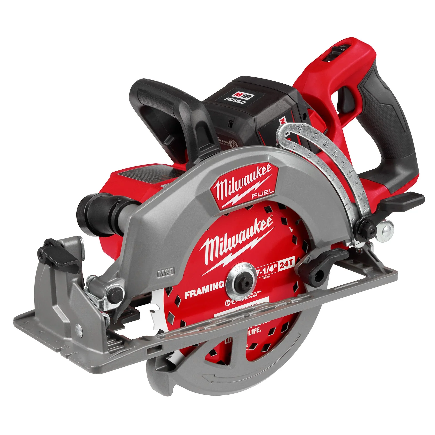 Milwaukee 2930-21HD M18 FUEL™ 7-1/4" Rear Handle Circular Saw Kit - Image 3