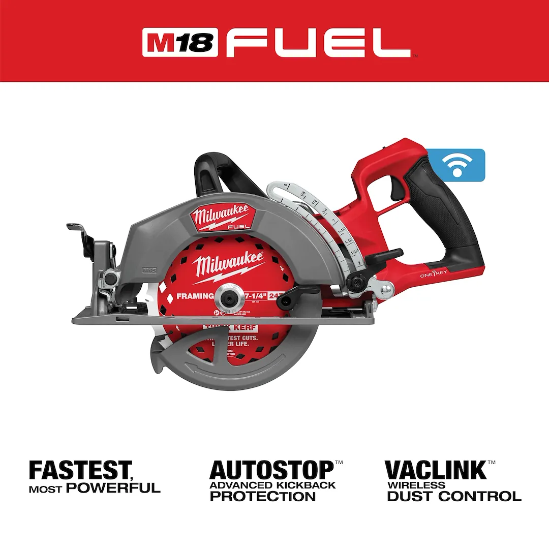 Milwaukee 2931-20 M18 FUEL™ 7-1/4 in. Rear Handle Circular Saw with ONE-KEY™ - Image 3