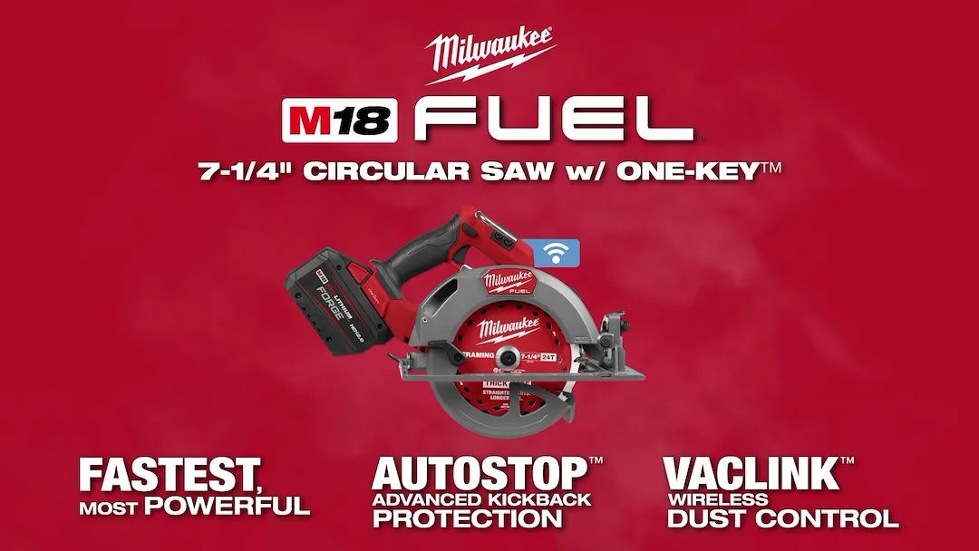 Milwaukee 2931-21HD M18 FUEL™ 7-1/4 in. Rear Handle Circular Saw with ONE-KEY™ Kit - Image 2