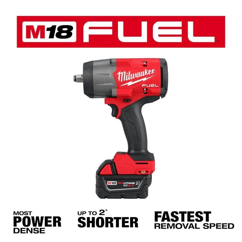 Milwaukee 2967-22GG M18 FUEL 1/2in HTIW w/ Friction Ring and Grease Gun Combo Kit - Image 4